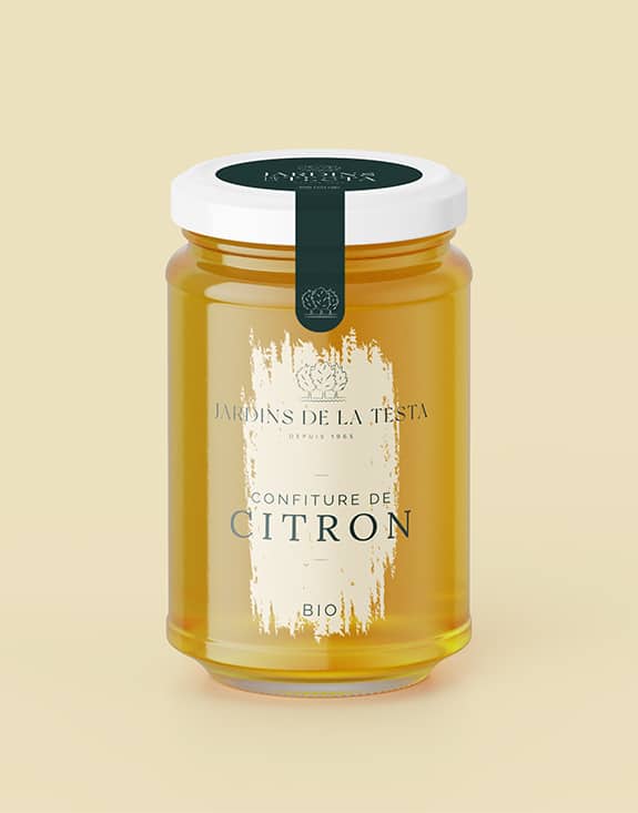 pot de confiture de citron bio