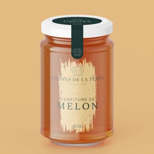 pot de confiture de melon bio