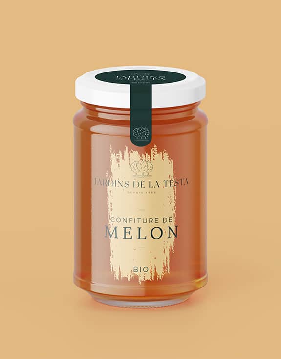 pot de confiture de melon bio