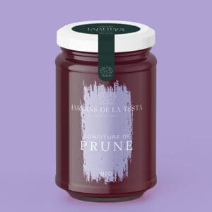 pot de confiture de prune bio