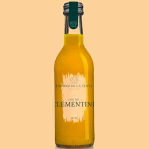 bouteille de jus de clementine bio