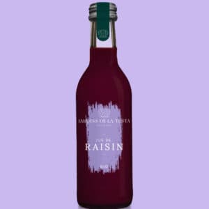 bouteille de jus de raisin bio