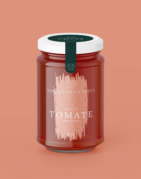 pot de sauce tomate bio